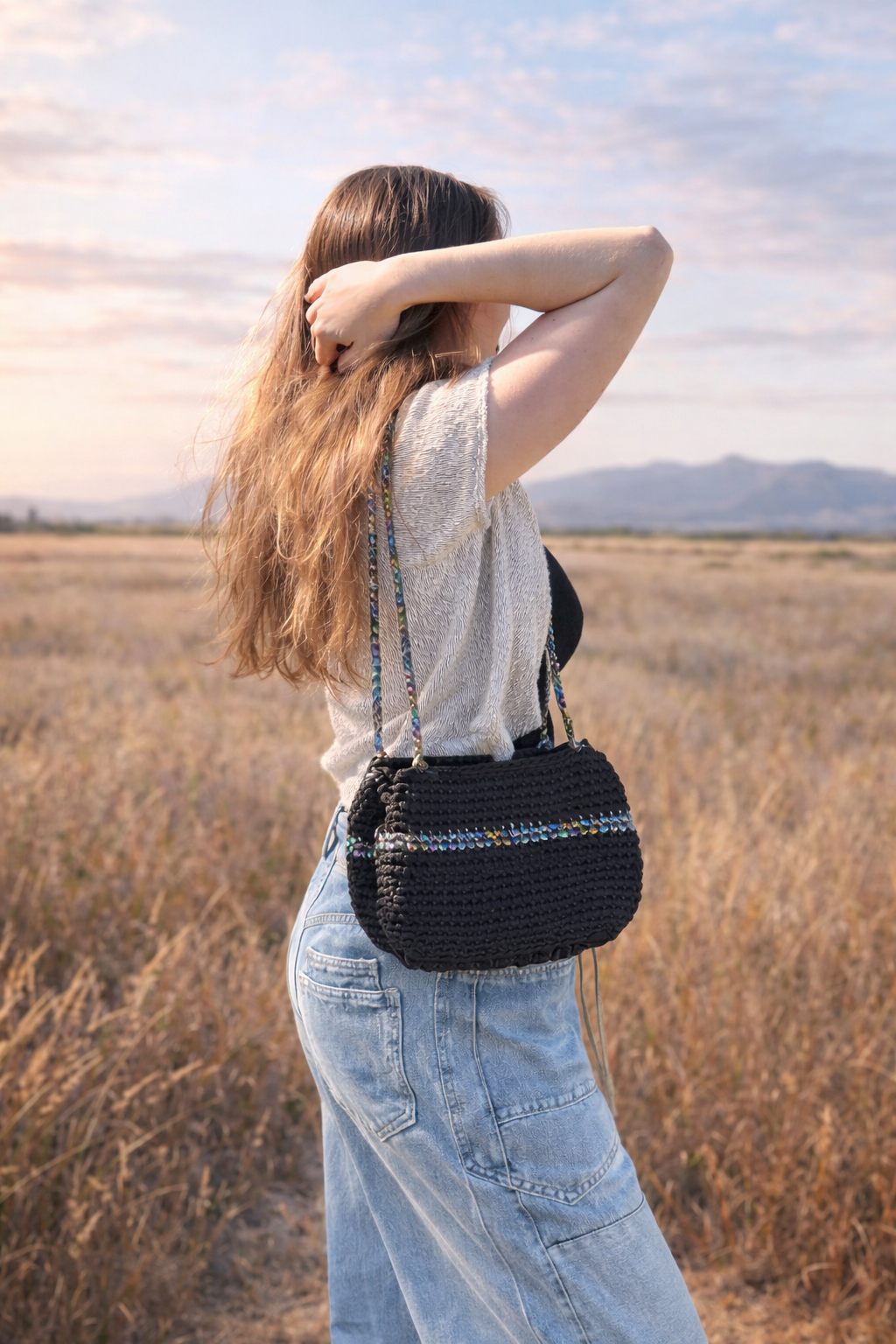 The Mini Crystal Shoulder Purse